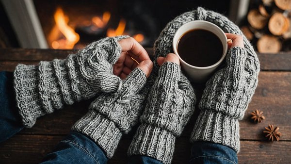 Mitaines homme tricot : style et confort cet hiver